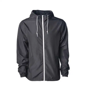 Veste coupe-vent imperméable personnalisée pour hommes veste de pluie à capuche à panneaux multiples randonnée en plein air aventure vêtements de sport légers - Product Image 5