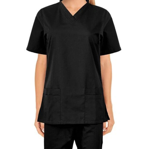 Conjuntos de fregado de alta calidad para mujer, resistente a las arrugas Spandex/poliéster, traje de enfermera, uniformes médicos de enfermería, uniformes de Hospital - Product Image 1