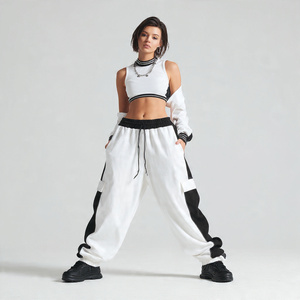 Pantalon de survêtement ample délavé à l'acide OEM 500 GSM pour femme, idéal pour le jogging en extérieur, coupe oversize, style pyjama - Product Image 6