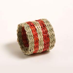 Anneaux de serviette en herbe de mer colorés, décoration de table pour événements et anniversaires, vente en gros d'anneaux de serviette en herbe de mer - Product Image 1