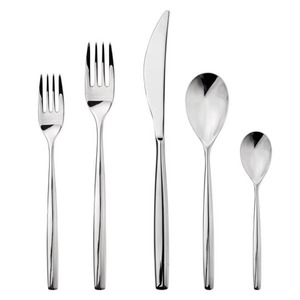 Ensemble de 5 couverts en acier inoxydable idéal ustensiles de cuisine de table cadeaux maison couleur argent plaqué couverts finis poignée faite à la main - Product Image 6
