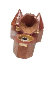 Brûleur d'encens islamique fait main en bois naturel et porte-bakhoor divin Aura pour mosquée, Ramadan et Eid décoration de la maison - Product Image 6