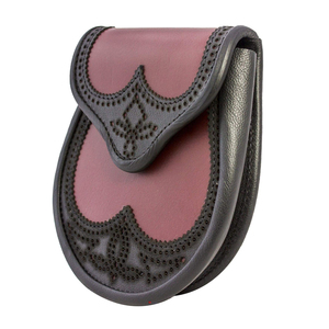 Nouveau Kilt écossais en gros, différentes couleurs, semi-robe, avec franges de Sporran en cuir personnalisées, motif Lion Rampant, sac Sporran - Product Image 3