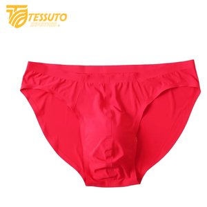 La mejor oferta de ropa interior cómoda de secado rápido para hombre, ropa interior sin costuras de algodón Spandex, Bóxer corto con estampado de logotipo a rayas personalizado Oem - Product Image 1