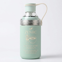 Bouteille shaker isotherme en acier inoxydable 316 avec logo personnalisé, mélangeur de poudre, gobelet pour café, eau, jus