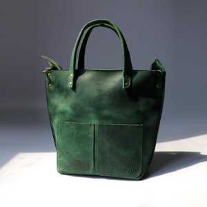 Sac fourre-tout de luxe en cuir véritable pour femmes meilleure qualité LTB-0035 avec logo personnalisé - Product Image 3