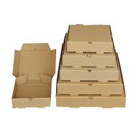 Lebensmittel qualität 8 10 12 Zoll Großhandel Falt schachtel Braune Pizzas ch achteln Mit Logo Lebensmittel verpackung zum Mitnehmen
