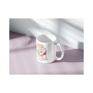 Tasse en céramique au design inclusif « Ma meilleure amie » avec nom personnalisé, 330 ml, idéale pour les cadeaux - Product Image 2