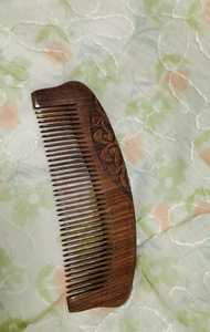 Peigne à dents larges en bois naturel poli, durable, antistatique, pour démêler les cheveux, soin du cuir chevel, utilisation quotidienne - Product Image 2