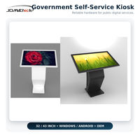 Kiosco de Autoservicio con Pantalla Táctil de 32/43 Pulgadas, Cartel Digital para Elevador, Tienda Minorista, Aleación de Aluminio, 1 Año de Garantía, Windows