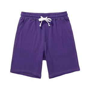 Pantalones cortos de gimnasio para hombre, ropa de calle OEM, 100% algodón polar, logotipo personalizado, 5 pulgadas, deportes de entrenamiento, pantalones cortos de gimnasio de felpa francesa - Product Image 4