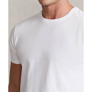 Camiseta de manga corta personalizada de alta calidad para hombre, 100% camisetas atléticas de manga corta con estampado de algodón para hombre, absorbe la humedad rápidamente - Product Image 4