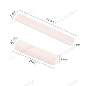 Tuercas y monturas de hueso con acabado Natural 100%, Real púas de guitarra de hueso, Tuercas de puente de guitarra de hueso blanqueadas y sin blanquear a precios baratos - Product Image 6