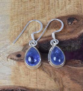 Boucles d'oreilles en argent style Boho faites à la main bijoux en argent sterling 925 kyanite pierres précieuses boucles d'oreilles tendance bijoux pour femmes cadeau - Product Image 4