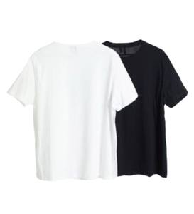 T-shirt unisexe en coton tricoté respirant et écologique, personnalisable avec logo, qualité économique, vente en gros, 140g - Product Image 1