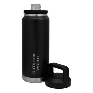 Borraccia Termica Nat Geo Outdoor World 800ml in Acciaio Inossidabile con Manico Nera - Product Image 3
