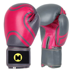 Precio de fábrica por encargo de alta resistencia para entrenamiento de gimnasia guantes de boxeo duradero producto al por mayor de cuero - Product Image 1