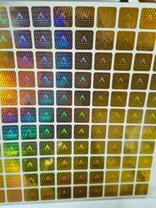 Etiqueta Holográfica de Seguridad Anti-Falsificación Personalizada, Material PET, Función de Código de Barras, Transferencia Térmica Digital - Product Image 2