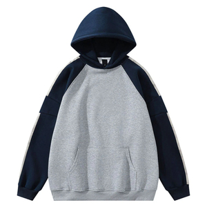 Loose Fit Acid Wash Y2K Oversize Hooded Casual Sweatshirt <b>for</b> Women 400 GSM Cotton Blended Color <b>Matching</b> <b>Couples</b> - Product Image 1