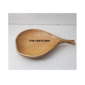 Nueva oferta, el mejor cuenco de madera, fábrica hecha a mano, venta al por mayor, cuencos de madera, ensaladera creativa hecha a mano, ensaladeras de madera - Product Image 1