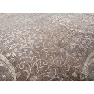 Tapis fait main en laine et soie noué à la main Pae-6157, motif floral gris et noir Aurora, pour la maison, le salon, le couloir, tapis rectangulaire fait main - Product Image 3