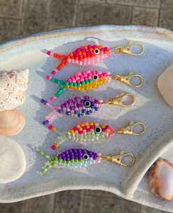 พวงกุญแจปลาลูกปัดและกระเป๋าเสน่ห์: ปรับแต่งได้ - Product Image 2