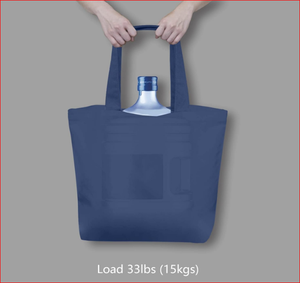 TOPDesign 3-Pack 12oz Super Strong Cotton Canvas Tote Bags 2Tone Long Fashion Simple Reutilizable Grocery Shopping Cloth Totes - Product Image 5