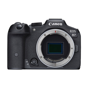 Appareil photo hybride Canon EOS R7 avec capteur CMOS, appareil photo économique compatible avec les cartes SD, stabilisation optique de l'image et écran >3 pouces - Product Image 1