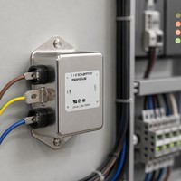 Filtre EMI/RFI monophasé Schaffner FN2010-20-06 250V AC 20A, montage sur châssis, acier inoxydable, qualité industrielle, en stock