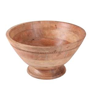 Tazón de Madera de Mango Rústico Ecológico para Servir Alimentos, Decoración de Mesa y Colecciones de Utensilios de Cocina, Disponible para Exportación - Product Image 4