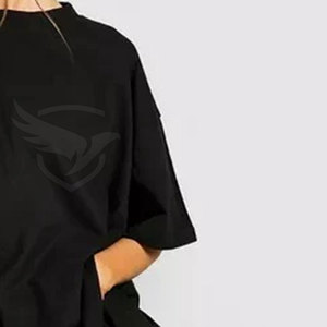 Vente chaude T-shirt surdimensionné respirant T-shirt surdimensionné Streetwear confortable T-shirt surdimensionné fabriqué en usine - Product Image 5