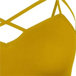 เสื้อชั้นในกีฬาผู้หญิงแบบสายรัด ดีไซน์ทันสมัย เนื้อผ้ายืดหยุ่นเรียบเนียน เหมาะสำหรับออกกำลังกาย โยคะ และชุดลำลองสไตล์สปอร์ต - Product Image 2