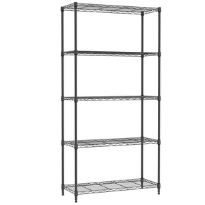 MZG Minimalist US Local Stock 1250 lbs 5 Tier <b>Shelf</b> Metal Storage Organizer Utility <b>Wire</b> Shelving Rack Unit - Product Image 4