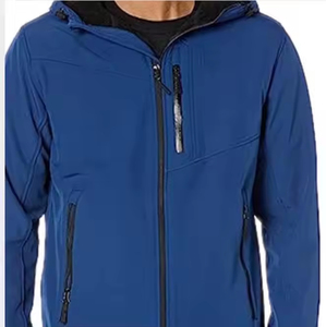 Wholesale Hooded Bomber <b>Jacket</b> for <b>Men</b> Winter Lightweight Canvas with Zipper Stand Collar High Street <b>Letter</b> Pattern Front Logo - Product Image 4