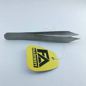 Pinzas de relojero de acero inoxidable con punta roma, productos de alta calidad - Product Image 5