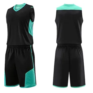 Neuankömmling Team trägt neue Ankunft Basketball Uniformen Reversible Basketball Uniform Set für Sport bekleidung