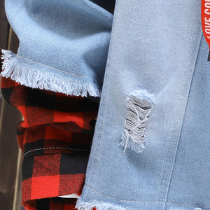 Chaqueta Vaquera Entallada con Capucha para Hombre, Estilo Casual, Nueva Moda de Primavera y Otoño, con Detalles Desgastados y Aberturas - Product Image 3