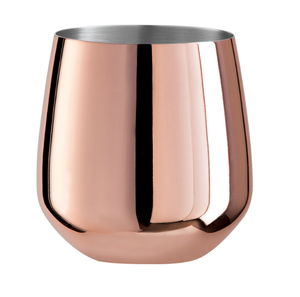 Ensemble de deux verres à vin en acier de style américain comprenant des tasses à cocktail de couleur argent et or rose les plus vendues Bar2025 - Product Image 3