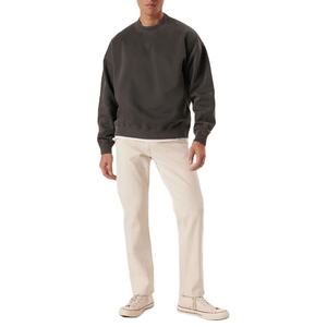 Sudadera Ecológica 100% Algodón, Lisa, Teñida, de Invierno para Hombre, Cuello Redondo, Tacto Suave, Sudadera con Capucha Extra Grande - Product Image 5