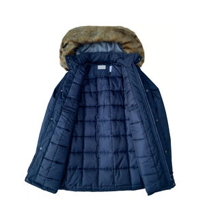 Parkas d'hiver pour femmes de haute qualité et tendance, respirantes, couleur unie, chaudes, à capuche, décontractées, fermeture éclair, doublure en laine avec OEM - Product Image 2