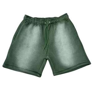 Wholesale Casual Cotton Acid Wash <b>Shorts</b> <b>Men's</b> Comfort Sweat <b>Shorts</b> <b>Elastic</b> <b>Waistband</b> With Side Pockets Custom Logo 2025 - Product Image 3