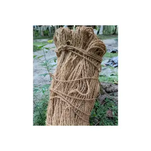 지오 텍스타일 직조 용 베트남 코코넛 야자 로프 다크 브라운 코코 섬유 천연 로프-100% 가장 강한 섬유로 만든 야자 로프