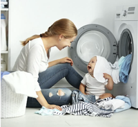 CHANTECLAIR Détergent antibactérien pour lave-linge - Linge parfumé 100g Plastique