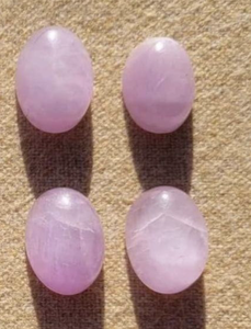 Piedra preciosa de kunzita Rosa natural, fucsia cabujón ovalado, fabricante de joyería de Jaipur, piedras preciosas sueltas certificadas por IGI de Afganistán - Product Image 2