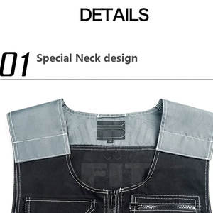 Chaleco de nuevo estilo Seguridad para uso de protección Chaleco de trabajo de seguridad de la mejor calidad para hombres Chaleco DE TRABAJO DE USO - Product Image 3