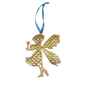 ที่แขวนผนังเหล็กรูปดาวสีทองขนาดกลางพร้อมที่แขวนติดผนังแบบระยิบระยับสำหรับตกแต่งบ้านและคริสต์มาสขายส่งจำนวนมาก - Product Image 4