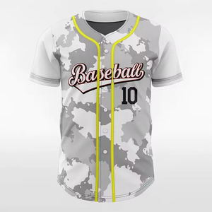 Maillot de baseball respirant cousu avec impression numérique par sublimation sur mesure OEM - Product Image 1