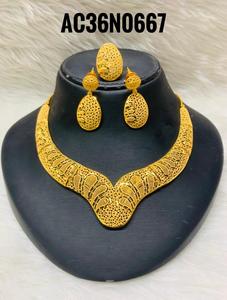 Nouveau Collier Plaqué Or 24K Bijoux Design Mode Femme - Product Image 2