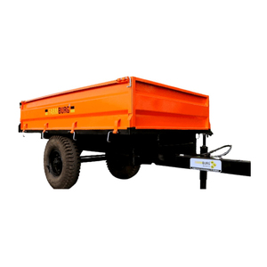 Remolque agrícola de alta calidad de 4 ruedas, 3-10 toneladas, remolque de camión remolque de tractor de volteo hidráulico de 2 ruedas a la venta - Product Image 3