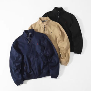 Veste d'hiver imperméable à capuche pour homme, style Old Money inspiré, coupe droite, 100% coton, pour cadre supérieur - Product Image 1